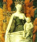 Jean Fouquet madonna och barn oil painting